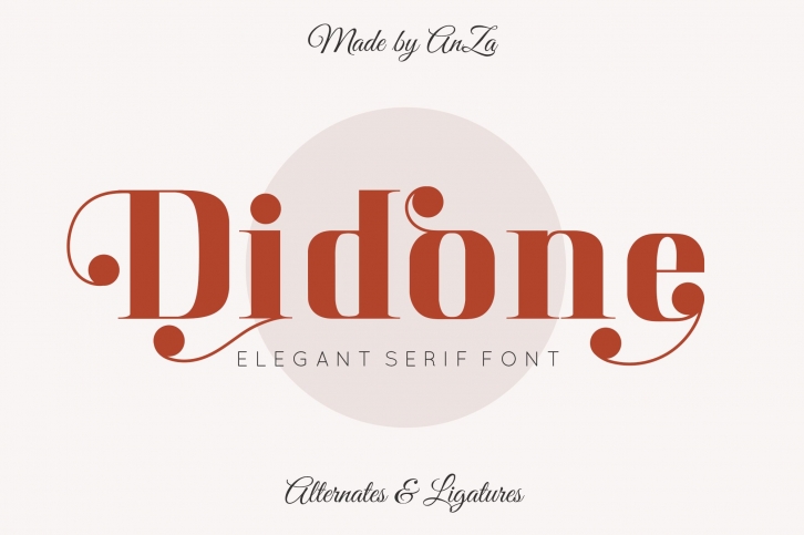 Didone Serif Elegant Font Download
