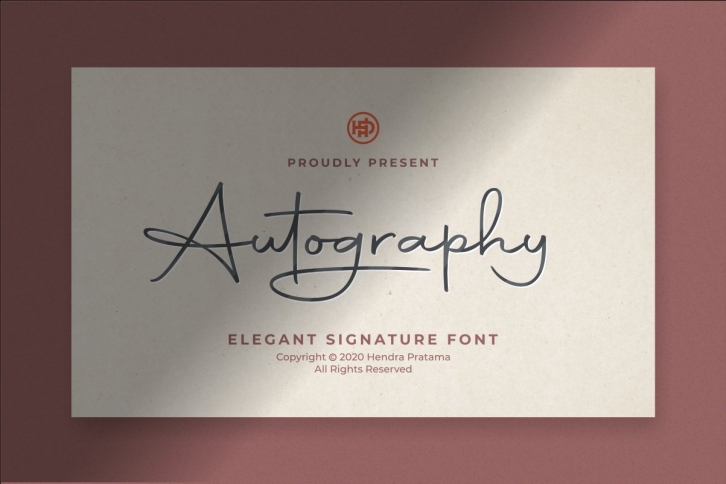 Autography Font Download