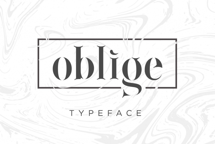 Oblige Font Download