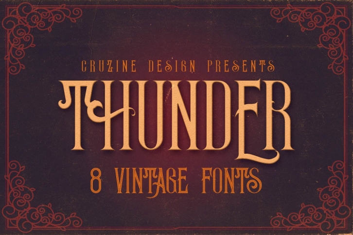 Thunder Typeface Font Download