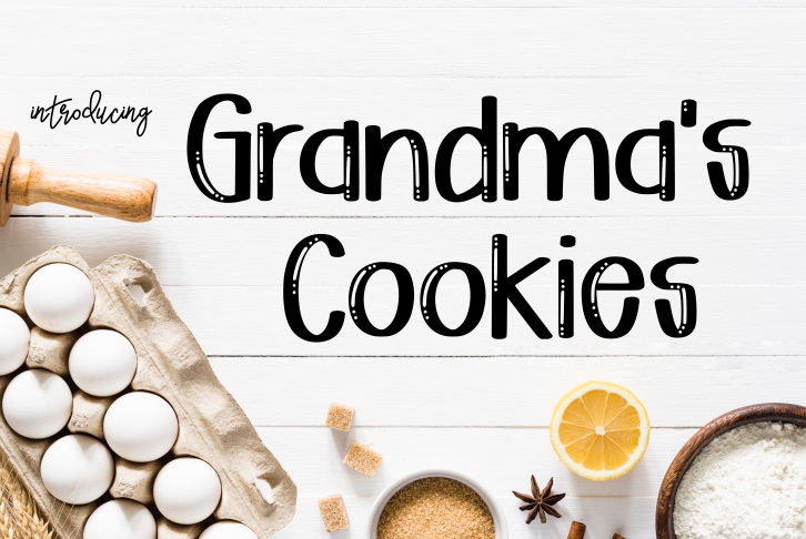 Grandma's Cookies Font Download