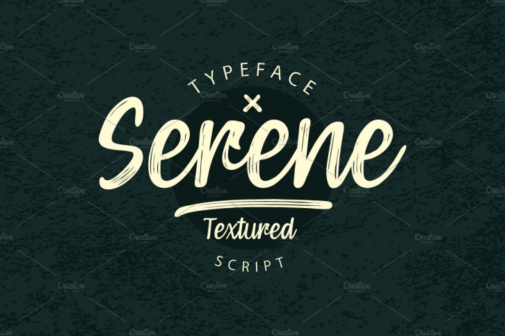 Serene Textured Script Font Download