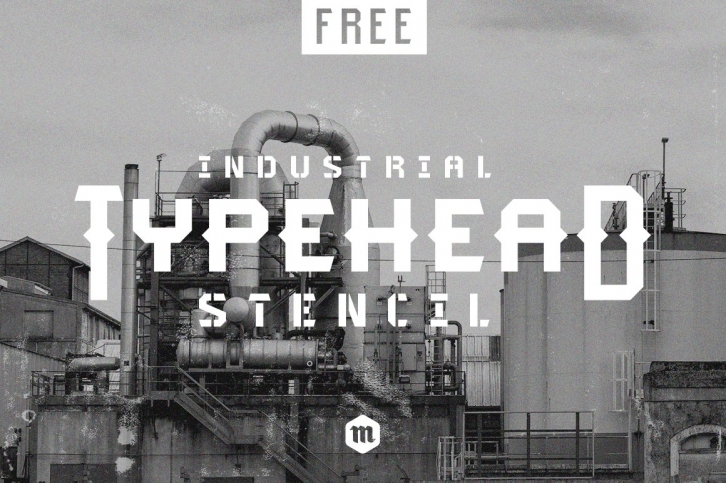 Typehead Industrial Stencil Font Download