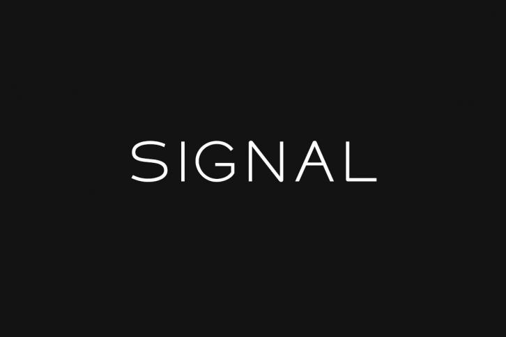 SIGNAL Font Download