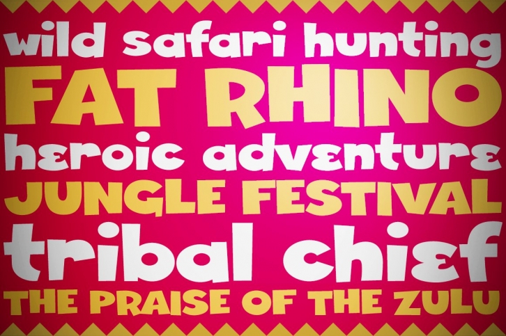 Fat Rhino Font Download