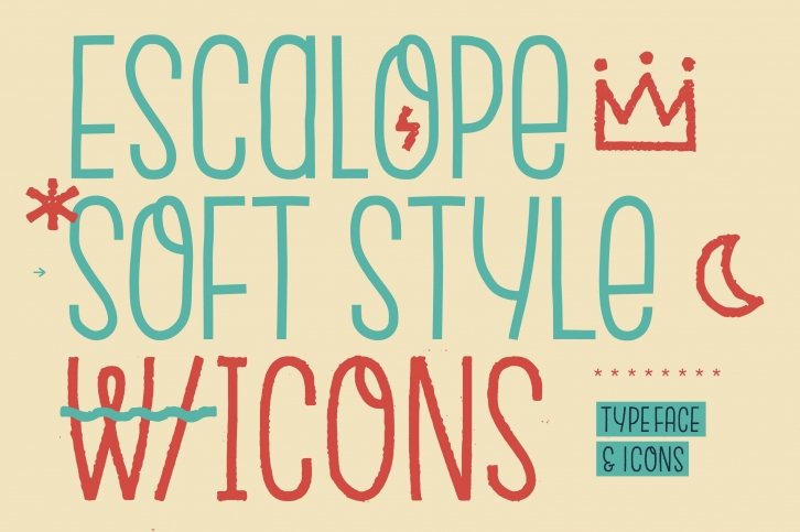 Escalope Soft + Icons Font Download
