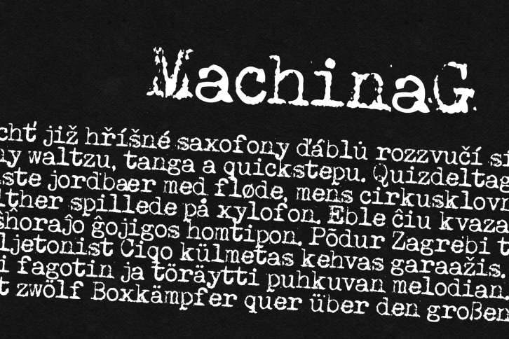 Machina G Font Download