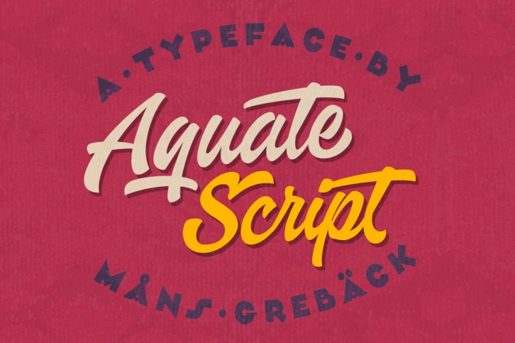 Aquate Script Font Download