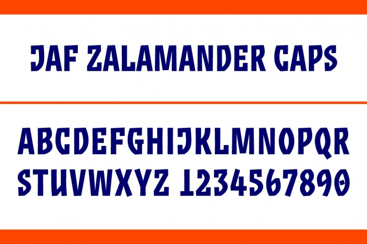 JAF Zalamander Caps Font Download