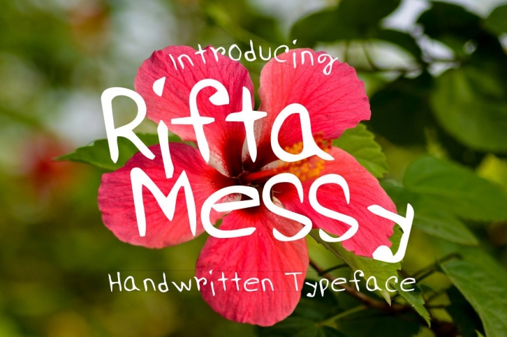 RiftaMessy Handwritten Set Font Download