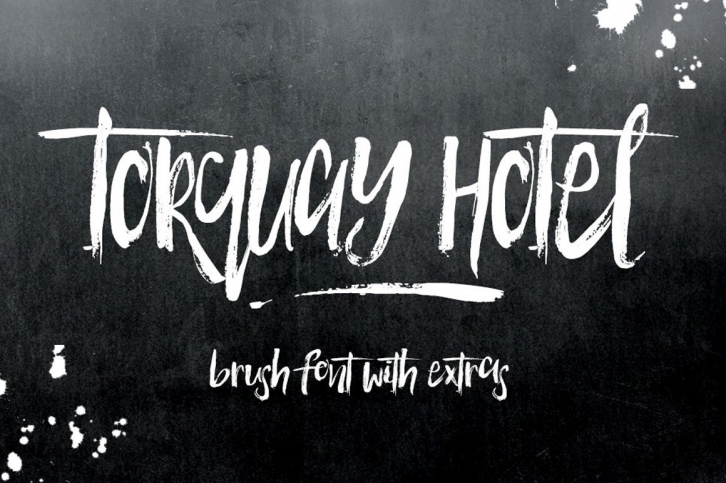 Torquay Hotel Brush Font Download