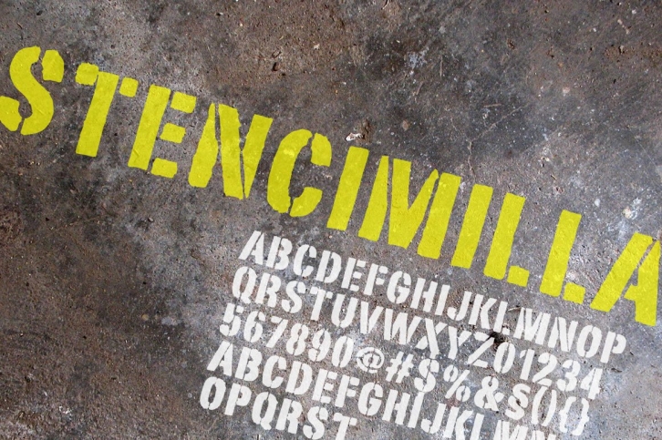 Stencimilla Font Download