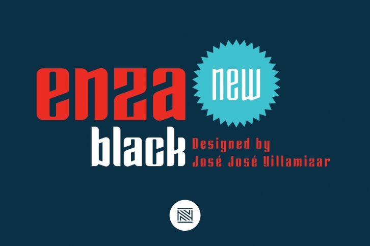 Enza Black FONT Download