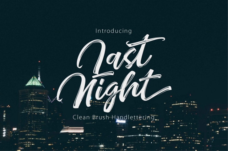 LAST NIGHT Font Download