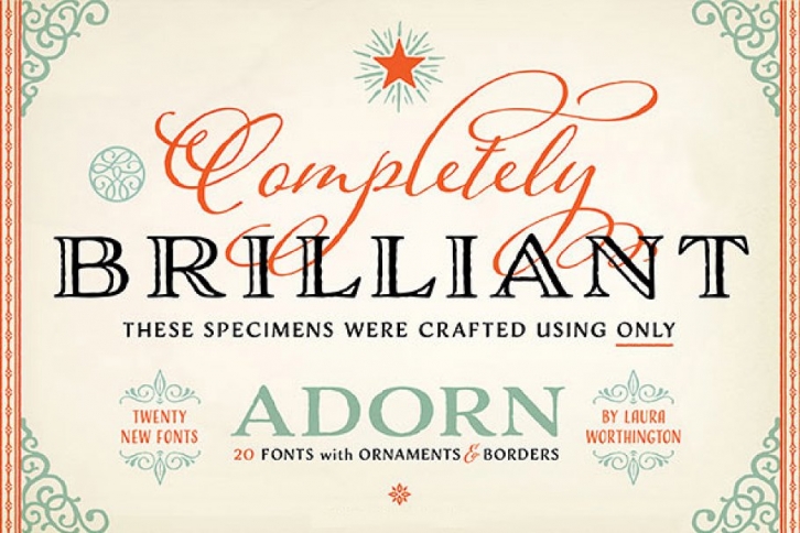 Adorn Collection Font Download