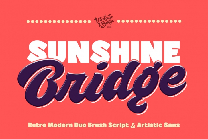 VVDS Sunshine Bridge Duo Font Download