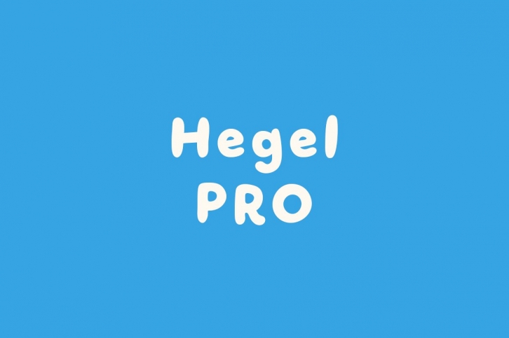 Hegel Pro Font Download