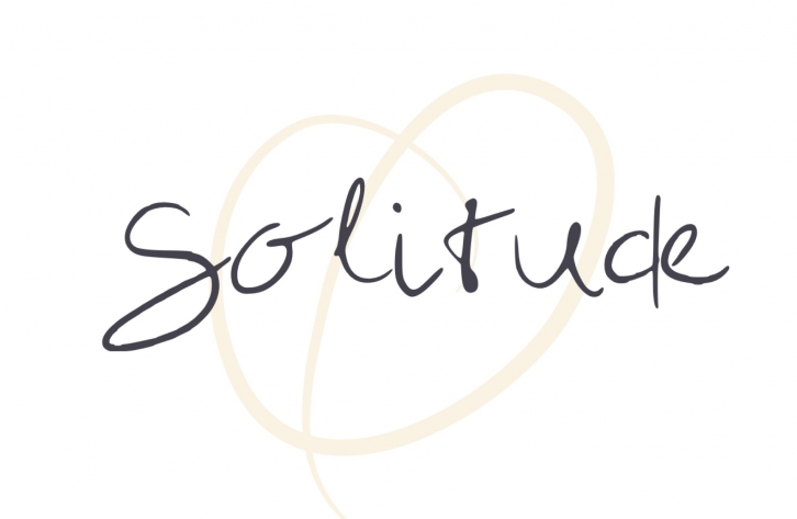 Solitude Handwritten Font Download