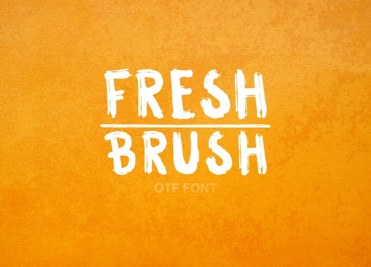 Fresh Brush Font Download