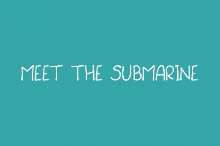 Meet the Submarine Font Download