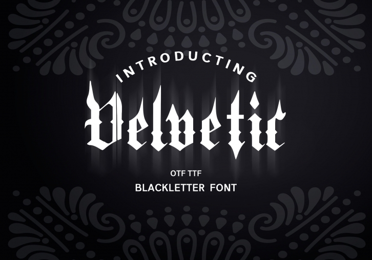 Velvetic Blackletter Font Download