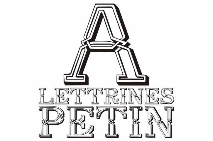 Lettrines Petin Font Download