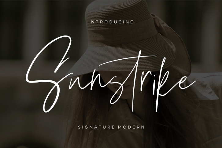 Suntrike Signature Modern Font Download
