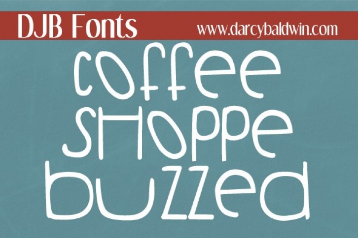 DJB Coffee Shoppe Buzzed Font Download