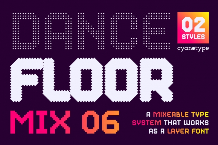 Dance Floor Mix 06 Font Download