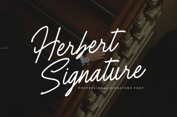 Herbert Signature Font Download