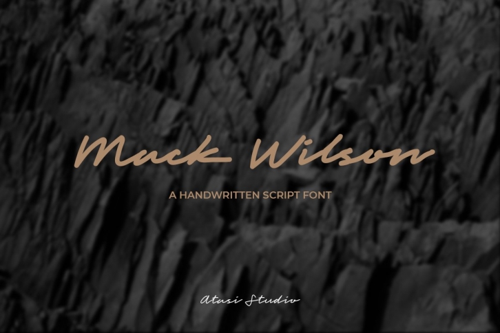 Mack Wilson Font Download