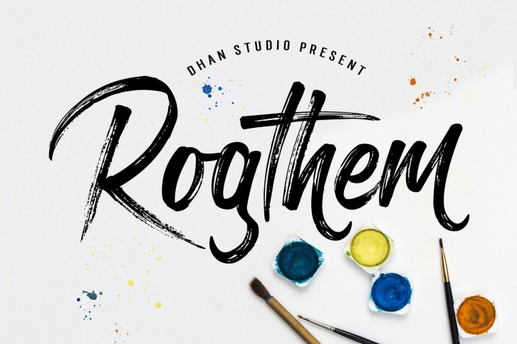 Rogthem Brush Font Download