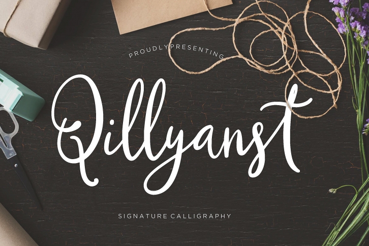 Qillyanst Signature Calligraphy Font Download