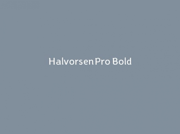 HalvorsenPro Bold Font Download