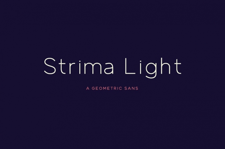 Strima Light Font Download