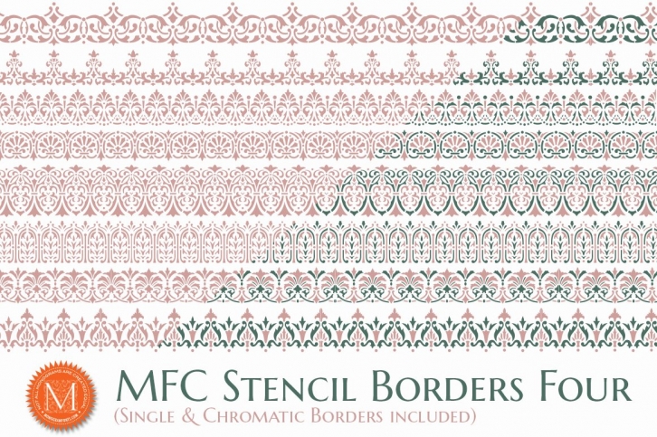 MFC Stencil Borders Four Font Download