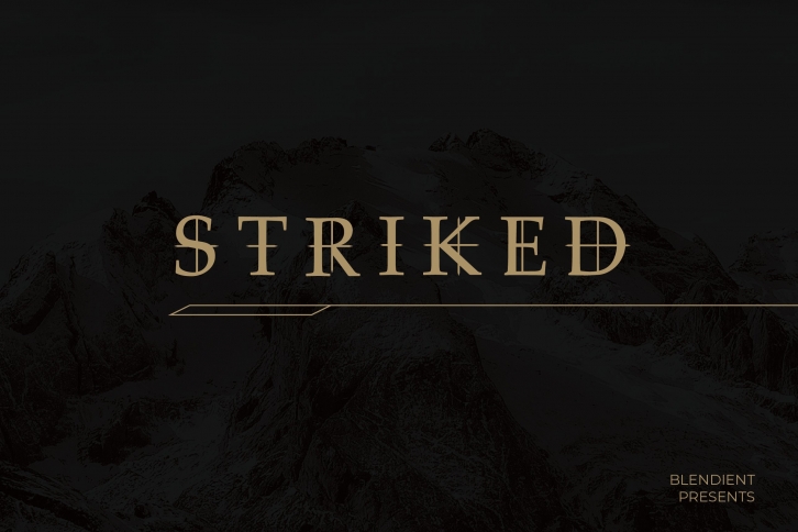 Striked Font Download