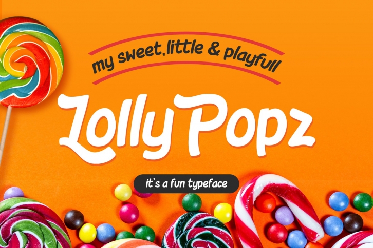 Lolly Popz Typeface Font Download