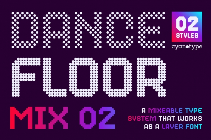 Dance Floor Mix 02 Font Download