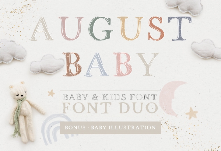 FONT DUO / AUGUSTBABY  strandliebe Font Download