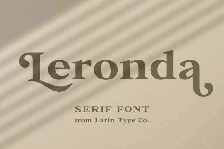 Leronda Font Download
