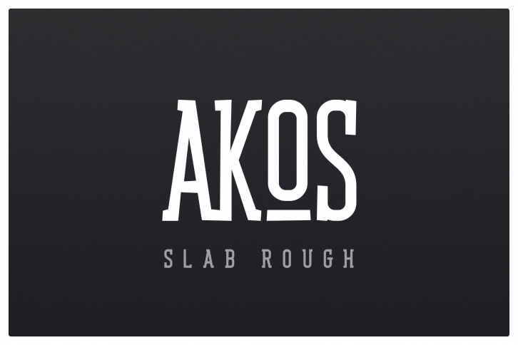 AKOS Slab – Rough Font Download