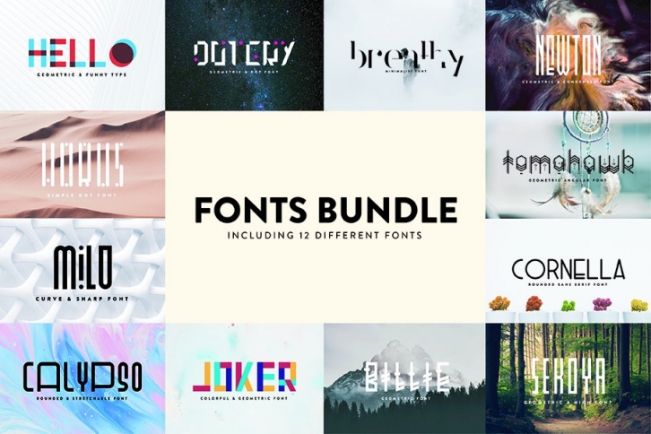 Fonts Bundle Vol.1 Font Download