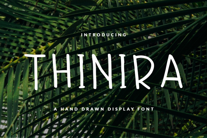 THINIRA FONT HEADER  BOOK Font Download