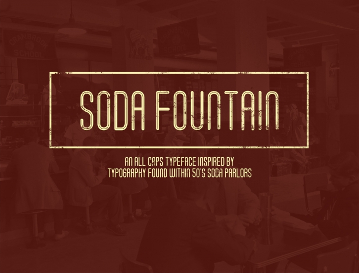Soda Fountain Typeface Font Download