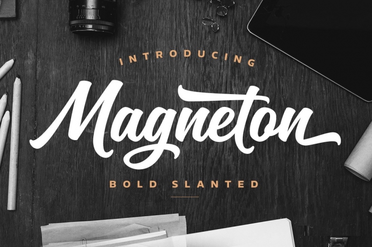 Magneton Bold Slanted Font Download