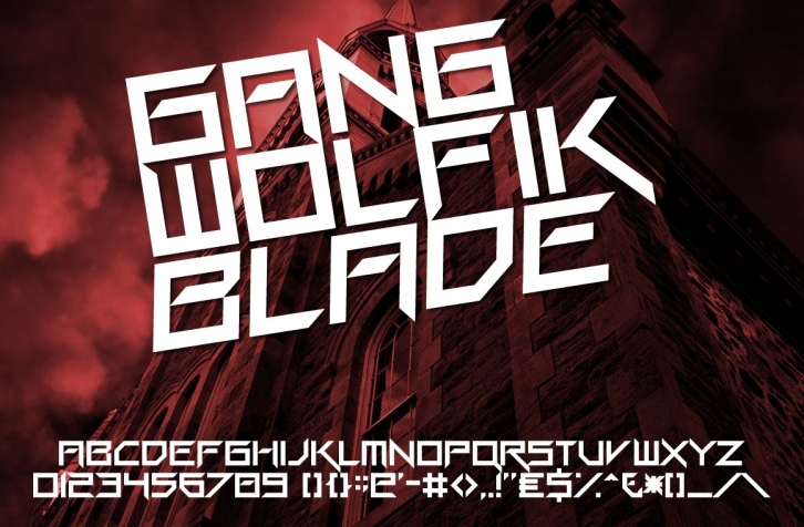 Gang Wolfik Blade Font Download