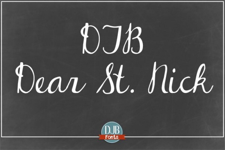 DJB Dear St. Nick Font Download