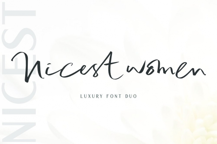 The Nicest Women // Duo Font Download