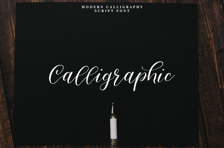 Calligraphic/Modern calligraphy font Font Download